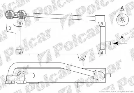 6033L83X Радіатор масла POLCAR підбір по vin на Brocar