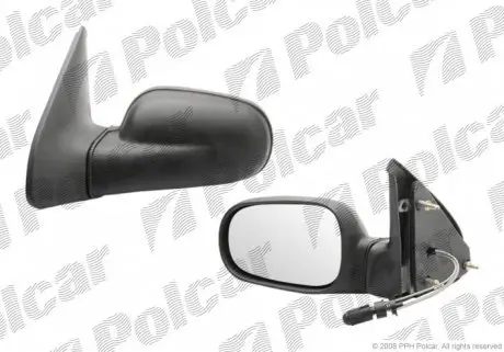 6006512E Зеркало внешнее POLCAR підбір по vin на Brocar