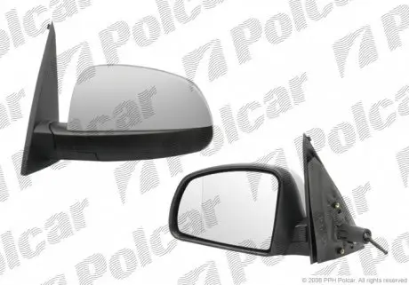 5559522M Дзеркало зовнішнє правий POLCAR підбір по vin на Brocar