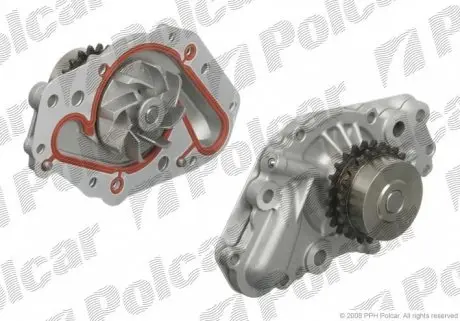 S10086 Водна помпа POLCAR подбор по vin на Brocar