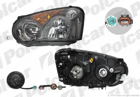 721310E Фара основная POLCAR подбор по vin на Brocar