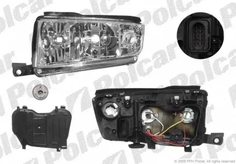 6913101E Фара основна POLCAR підбір по vin на Brocar