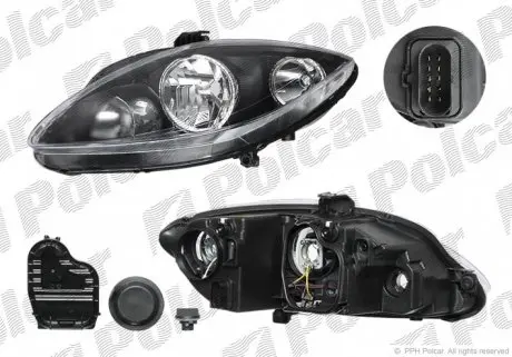 6755100E Фара основна POLCAR підбір по vin на Brocar