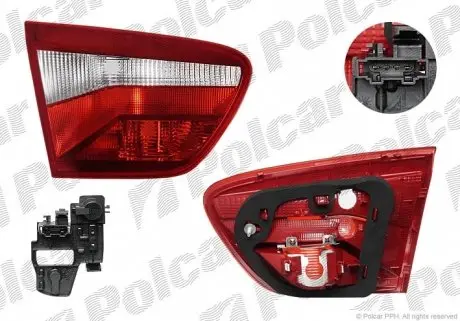 6732883U Фонарь задний POLCAR подбор по vin на Brocar