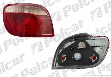 810387E Фонарь задний POLCAR подбор по vin на Brocar