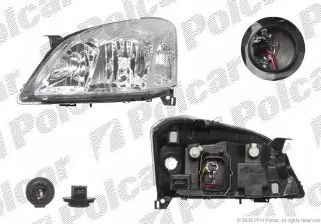811410E Фара основна POLCAR підбір по vin на Brocar