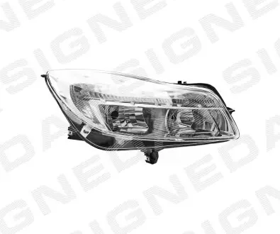 ZOP1163R Передня фара SIGNEDA підбір по vin на Brocar