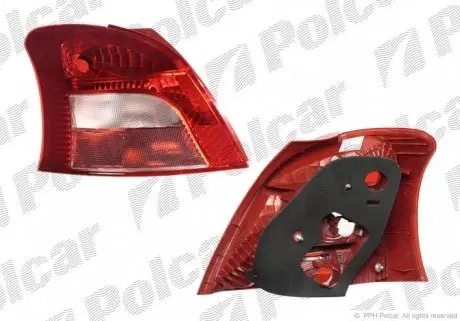 810587E Фонарь задний POLCAR подбор по vin на Brocar
