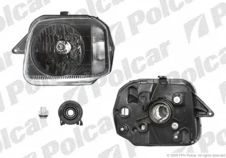 740909E Фара основная POLCAR подбор по vin на Brocar