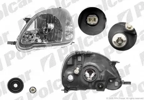 8104091E Фара основная POLCAR подбор по vin на Brocar