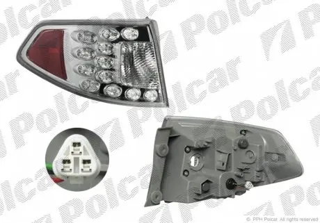 721588E Ліхтар задній POLCAR підбір по vin на Brocar