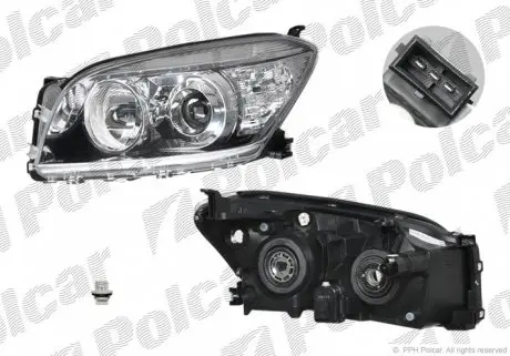 8148100E Фара основна POLCAR підбір по vin на Brocar