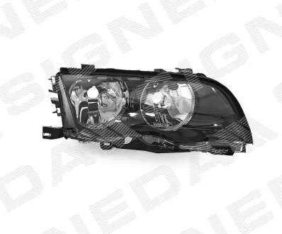 ZBM1120MR Передня фара SIGNEDA підбір по vin на Brocar