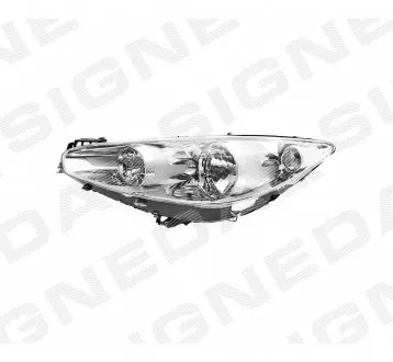 ZPG1152L Передняя фара SIGNEDA підбір по vin на Brocar