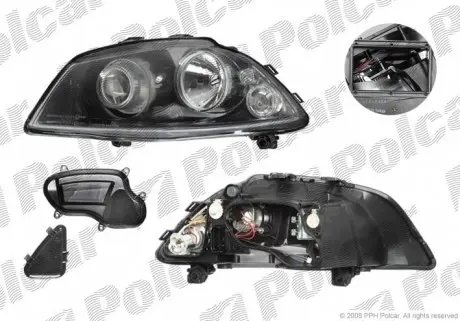 6731102E Фара основная POLCAR подбор по vin на Brocar