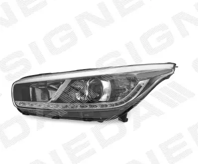 ZKA1178L Передня фара SIGNEDA підбір по vin на Brocar