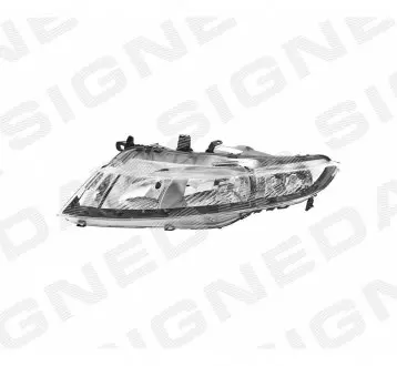 ZHD1160L Передня фара SIGNEDA підбір по vin на Brocar