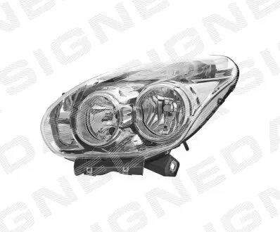 ZFT1163L Передня фара SIGNEDA підбір по vin на Brocar