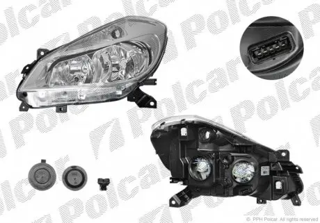 6055097V Фара основная POLCAR підбір по vin на Brocar