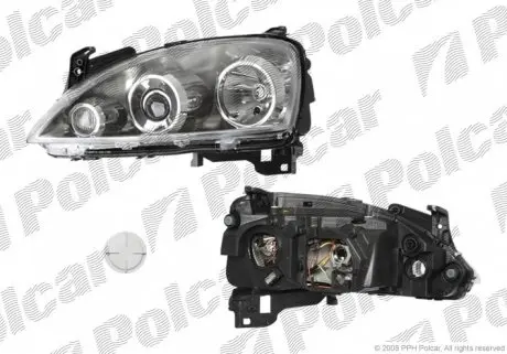 5557094E Фара основная POLCAR подбор по vin на Brocar
