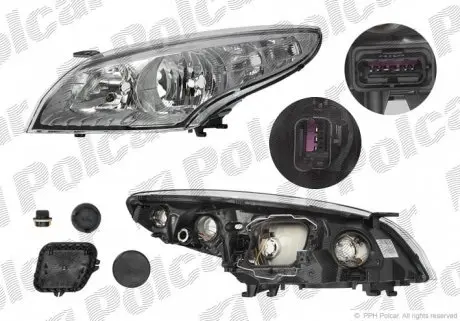 601410E Фара основна POLCAR підбір по vin на Brocar