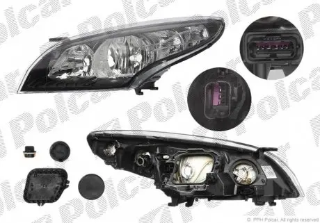 6014102U Фара основна POLCAR підбір по vin на Brocar