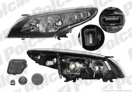 6014092E Фара основна POLCAR підбір по vin на Brocar