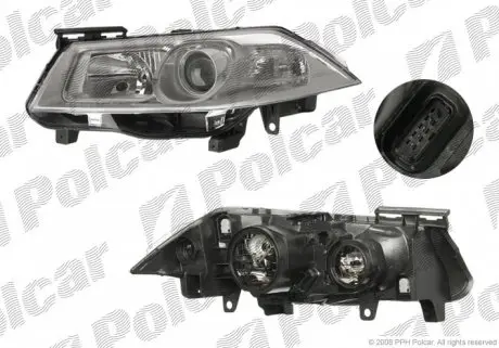 601310E Фара основна POLCAR підбір по vin на Brocar