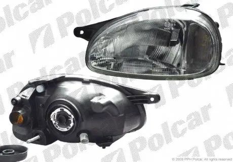 555510E Фара основная POLCAR подбор по vin на Brocar