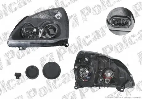 6016105E Фара основная POLCAR підбір по vin на Brocar