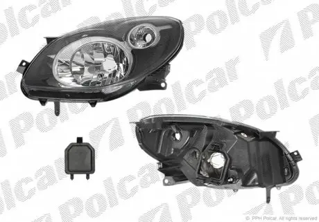 6001100E Фара основна POLCAR підбір по vin на Brocar