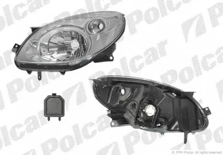 6001102E Фара основна POLCAR підбір по vin на Brocar