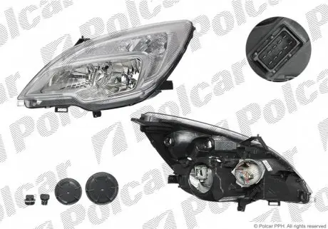 554610E Фара основна POLCAR підбір по vin на Brocar