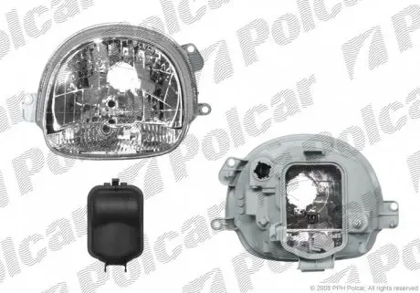 6004092E Фара основна POLCAR підбір по vin на Brocar