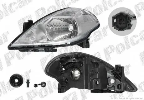 2758105E Фара основна POLCAR підбір по vin на Brocar