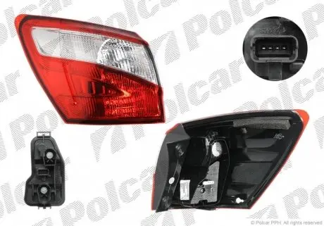 2714882V Ліхтар задній POLCAR підбір по vin на Brocar