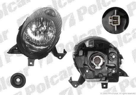 2707092E Фара основна POLCAR підбір по vin на Brocar