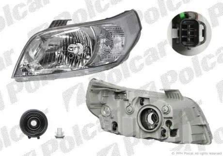 251509E Фара основна POLCAR підбір по vin на Brocar