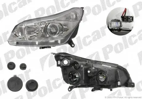2333101V Фара основная POLCAR подбор по vin на Brocar