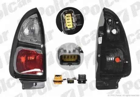 231788V Ліхтар задній POLCAR підбір по vin на Brocar