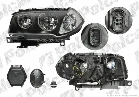 2055091E Фара основная POLCAR подбор по vin на Brocar
