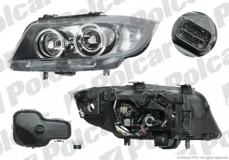 2040103Z Фара основна POLCAR підбір по vin на Brocar