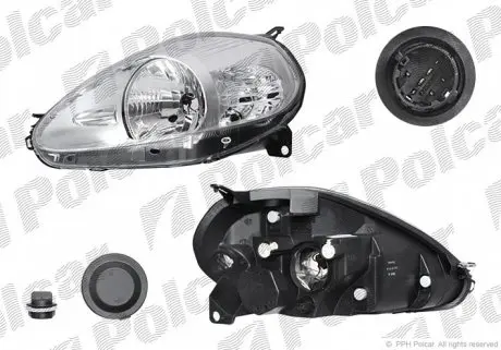 3024106E Фара основная POLCAR подбор по vin на Brocar