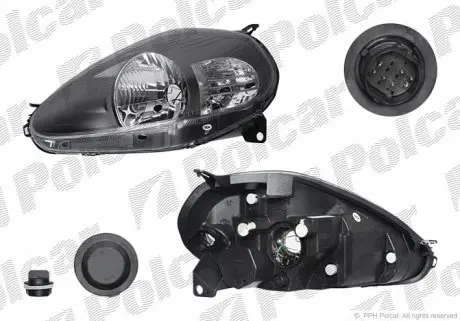 3024094E Фара основная POLCAR подбор по vin на Brocar