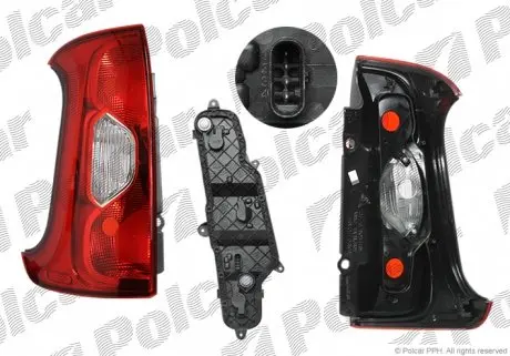 30A188U Ліхтар задній POLCAR підбір по vin на Brocar