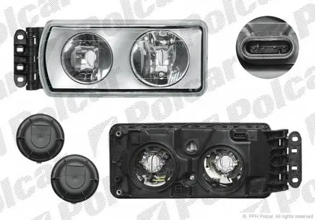 305610E Фара основна POLCAR підбір по vin на Brocar