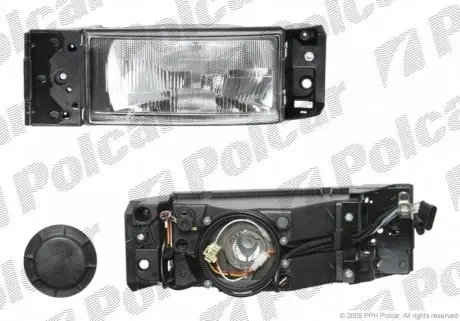 3055091E Фара основна POLCAR підбір по vin на Brocar