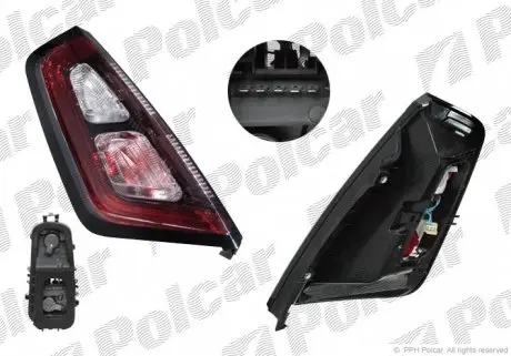 3036881U Ліхтар задній POLCAR підбір по vin на Brocar