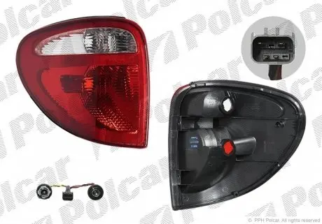 2421870 Ліхтар задній POLCAR підбір по vin на Brocar