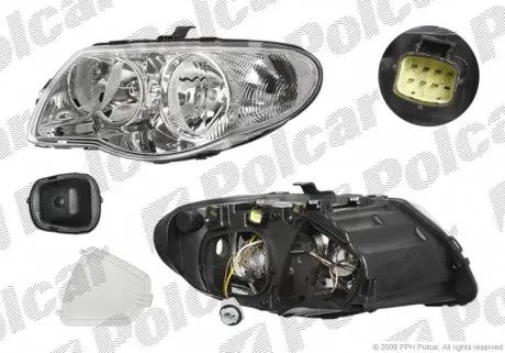 2421101E Фара основна POLCAR підбір по vin на Brocar